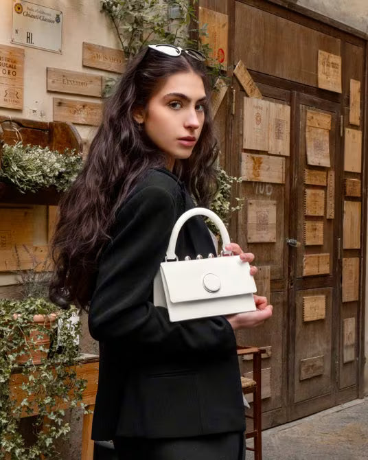 Marina Lorenzi Launches Limited Summer Edition “Ambra” Bag in Sheer White