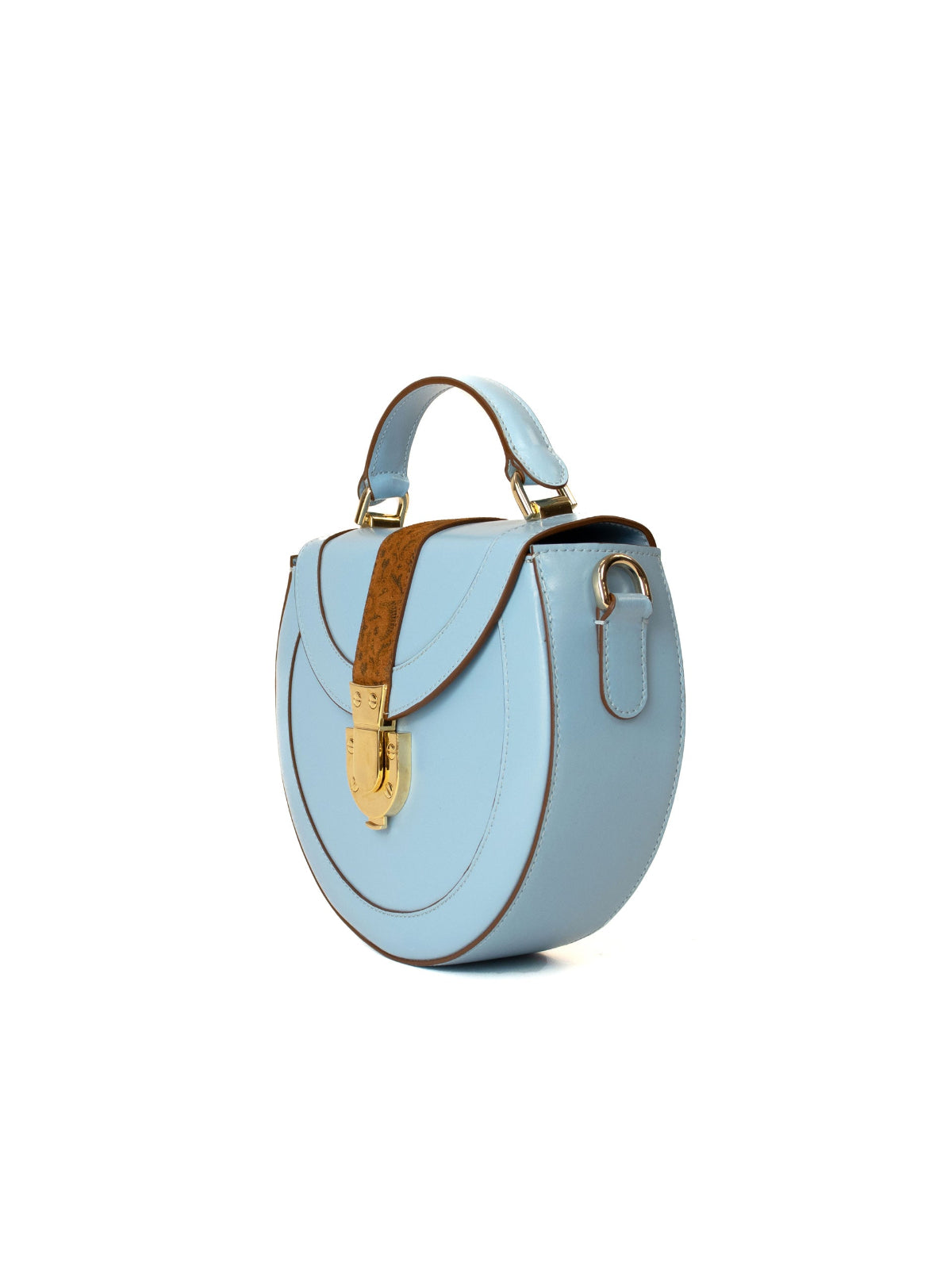 Athos Shoulder Bag – Luxury Baroque-inspired handbag, crafted with premium Italian materials, featuring a rounded design, half-moon magnetic clasp, and spacious interior.