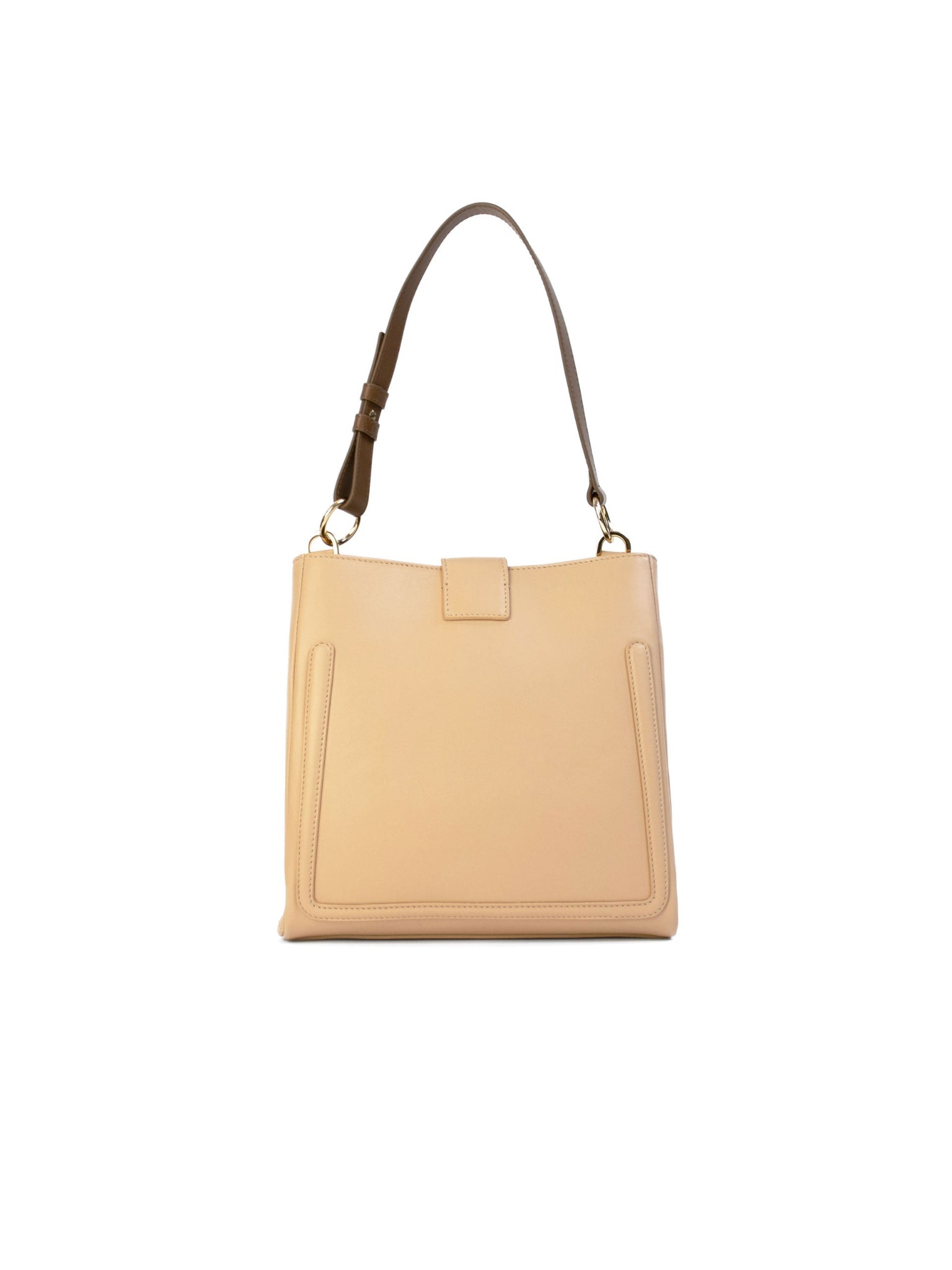 Ariel Bag – Premium Italian calfskin leather handbag. Made in Italy. Elegant, modern handbag with a contrasting shoulder strap, exclusive accessory, and sleek architectural design. Perfect for work, travel, and everyday sophistication.